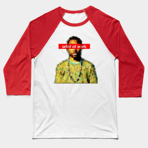 Frank Ocean - Artist as Work Baseball T-Shirt by Kuilz